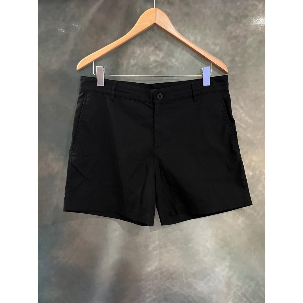 Outlier New Way Shorts Mens 33 Black F. Cloth Two-Way Stretch Nylon Techwear 5"